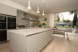 Solid Surface Kitchen Counter Top and Cladding