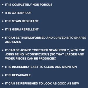 A list of Solid Surface attributes