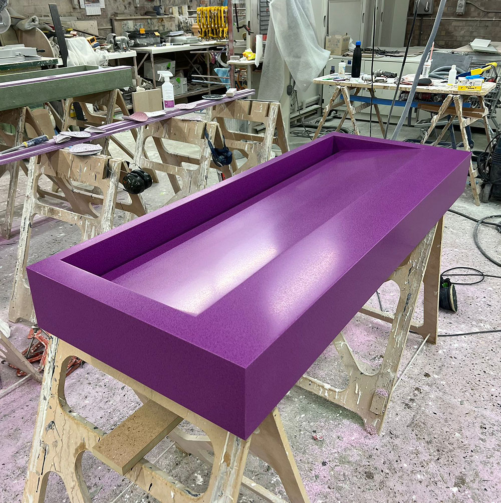 Purple Trough Sink
