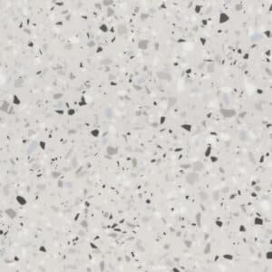 Meganite Aqua Terrazo Solid Surface | Grey Terrazzo