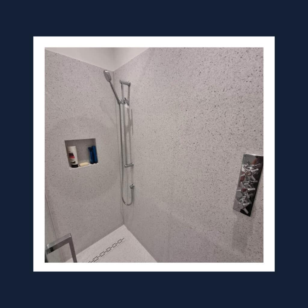 Shower in a hotel