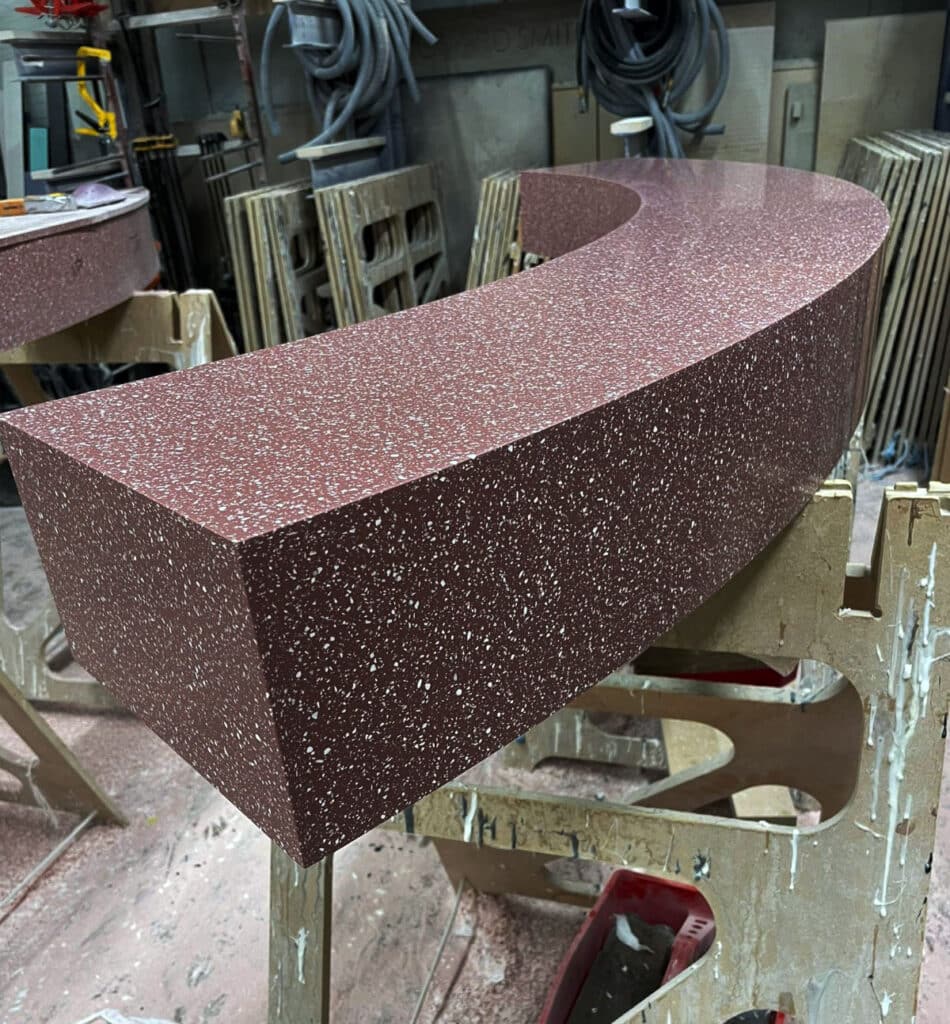 Kerrock Pink Terrazzo Solid Surface