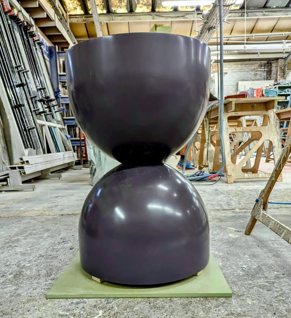 Krion for Commercial Interiors - Purple Egg Timer Display