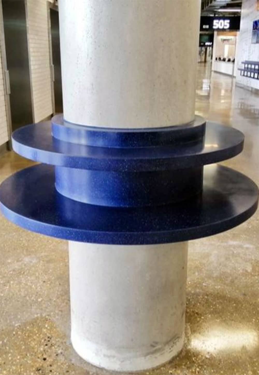 Circular Solid Surface Shelf