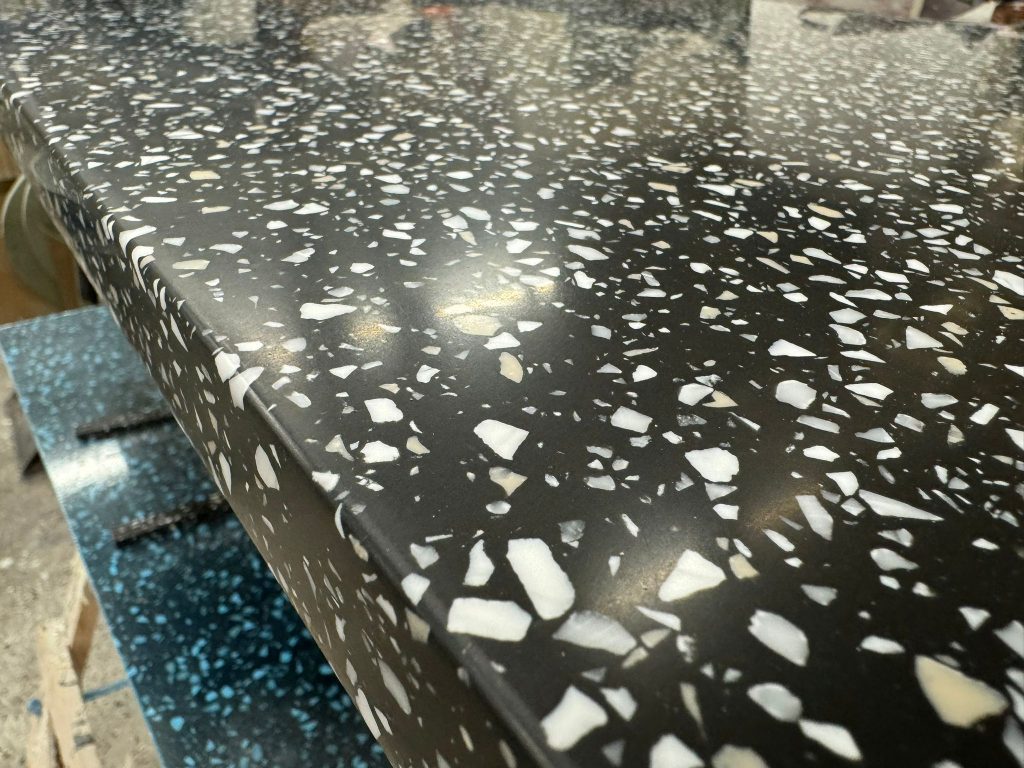 Meganite Solid Surface Black Speckled