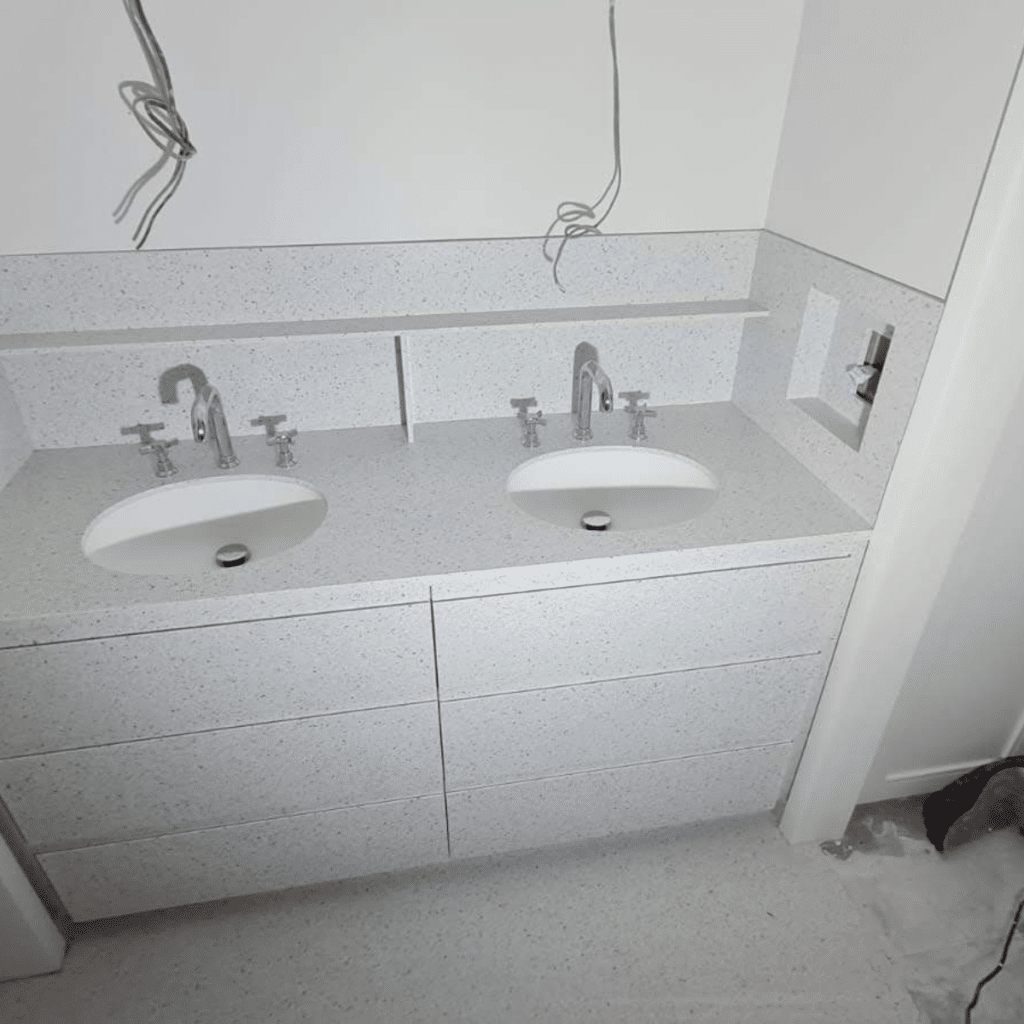 Solid Surface double basin